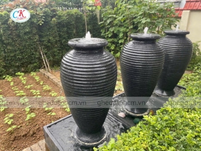 Cách chọn kích thước lu nước đá mài phù hợp với diện tích sân vườn, phòng khách