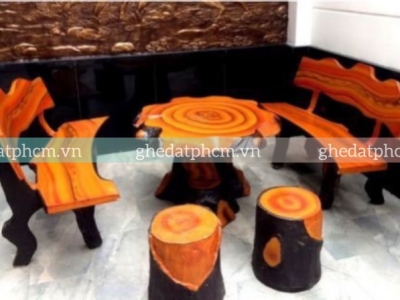 Top các ưu điểm tốt nhất của bàn ghế đá mài giả gỗ