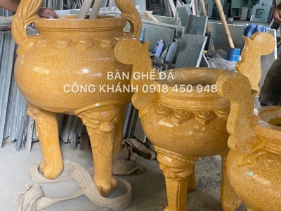 Lưu ngay nơi bán lư hương hóa vàng đá mài đa dạng mẫu mã, kích thước