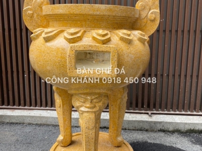 Lư hương hóa vàng đá mài bền đẹp giá tốt nhất