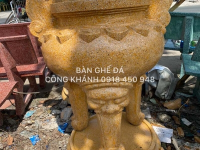 Ghé ngay địa điểm cung cấp lư hương trụ đá bi xoay size lớn đáng tin cậy